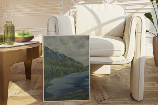 Cliff Lake Fine Art Print
