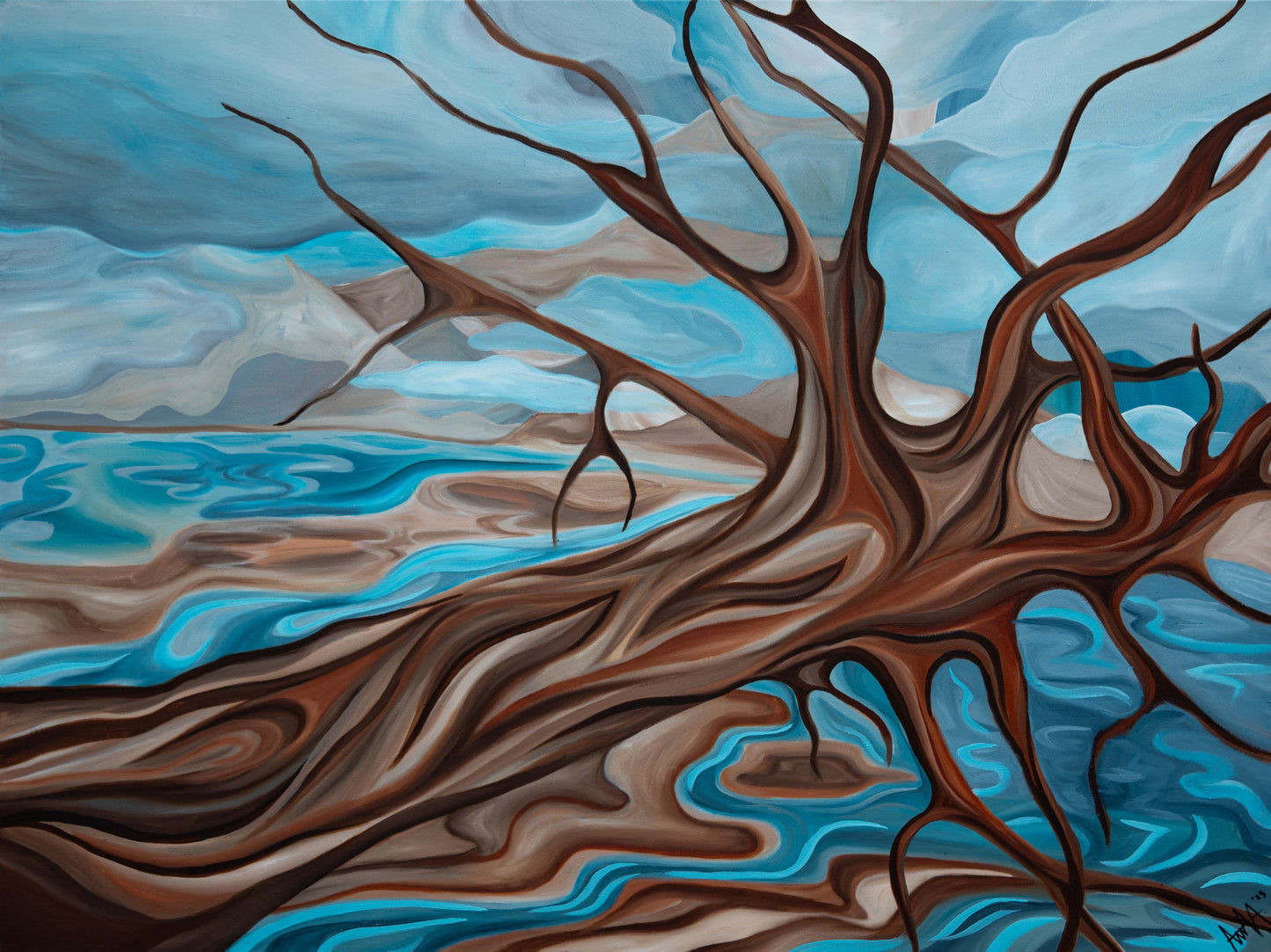 Ripple In Still Water Fine Art Print