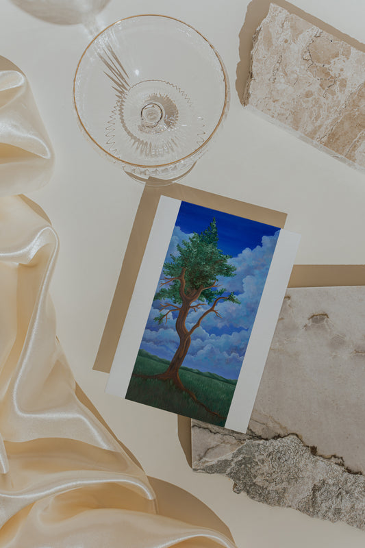 Lone Tree Art Card