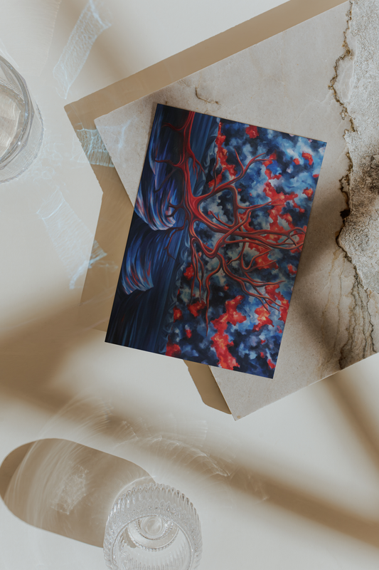Arbutus Blast Art Card