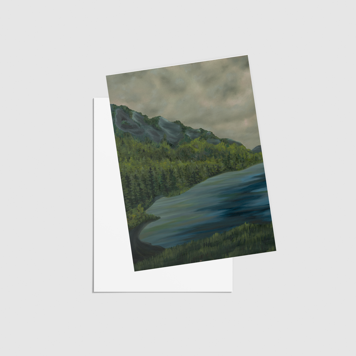 Cliff Lake Art Card